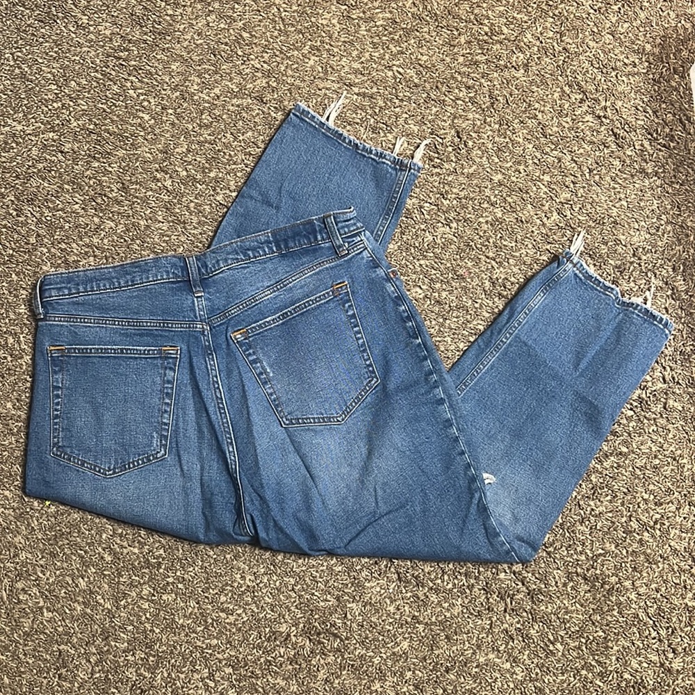 Abercrombie Ankle Straight Ulta High Rise Jeans - Picture 4 of 4